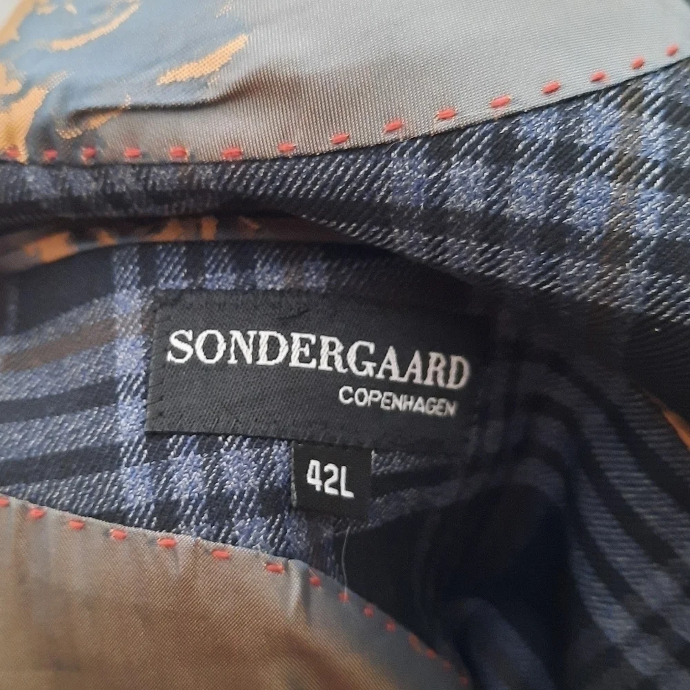 Sondergaard Copenhagen Blue Plaid Blazer 42L